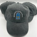 Monastery Embroidered Cap/Hat
Adams brand
Optimum Pigment-Dyed Cap includes these features:

Color: Charcoal
•	100% garment-washed cotton twill
•	6 panel, unstructured, low-profile
•	Cool-Crown™ mesh lining
•	Multiple rows of stitching on bill
•	Multiple rows of stitching on self-fabric sweatband
•	Tuck-away leather back strap with antiqued brass buckle and grommet